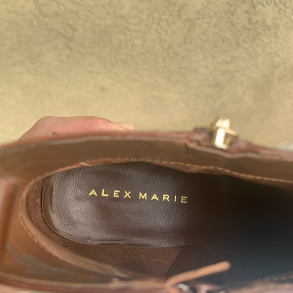 Alex Marie brown leather booties size 9M - Picture 10 of 15